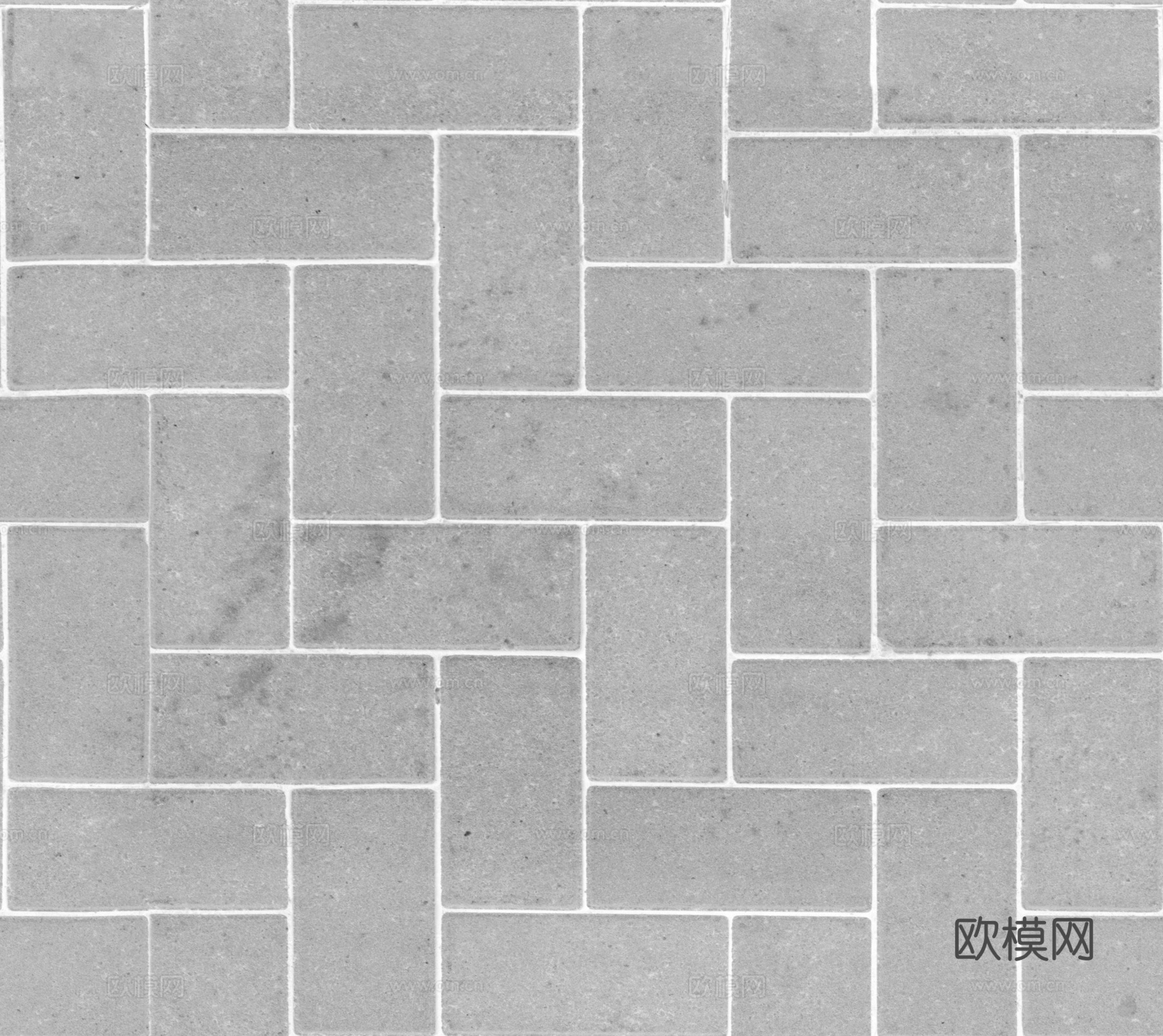 无缝青砖户外砖户外地面 PBR材质贴图 2k