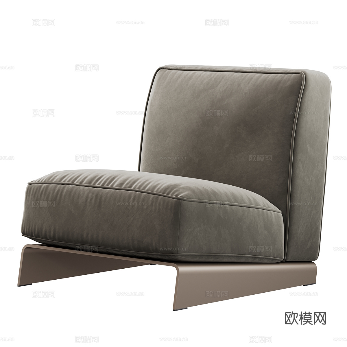 现代Desiree单人沙发3d模型