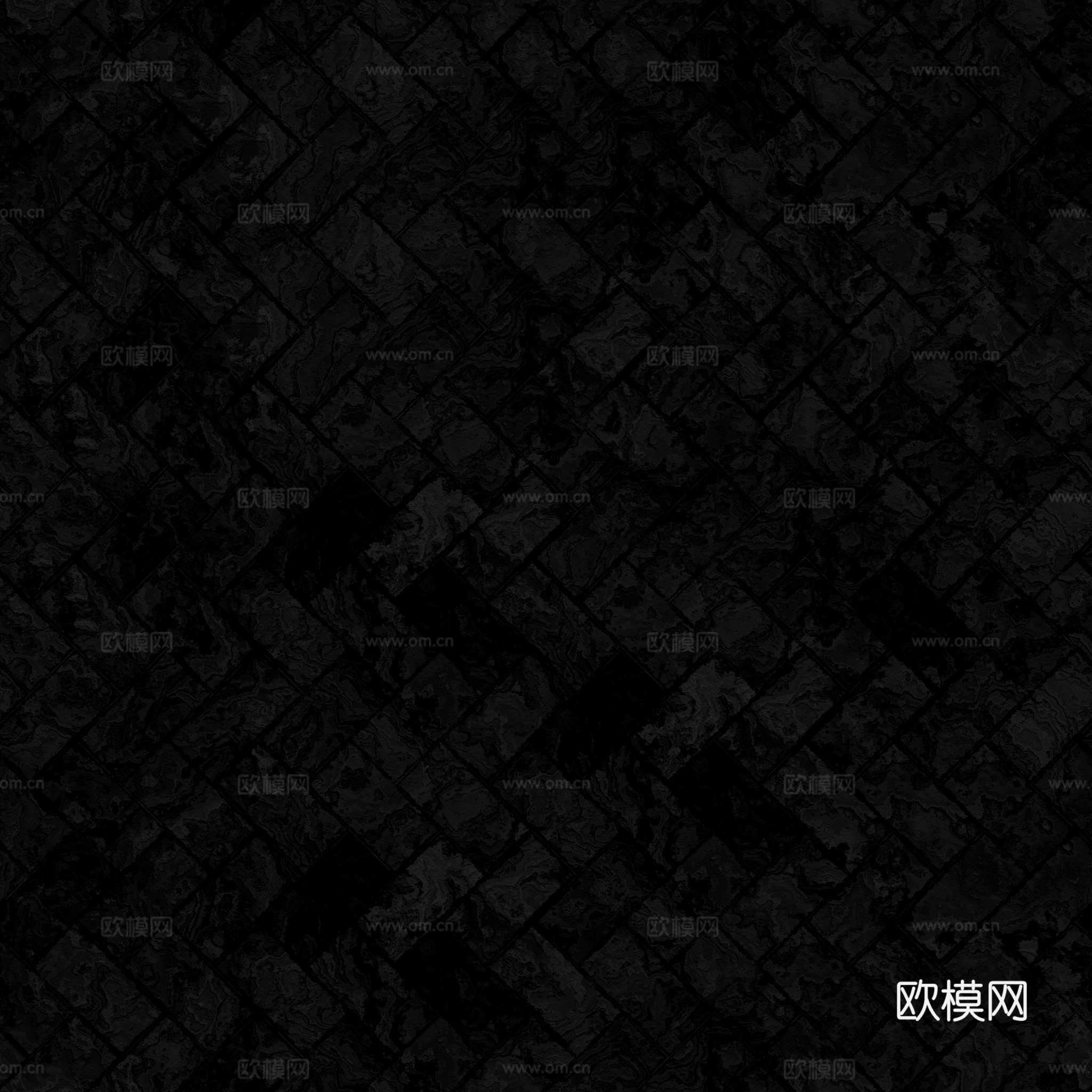 无缝红砖石砖地砖户外砖 PBR材质贴图 2k