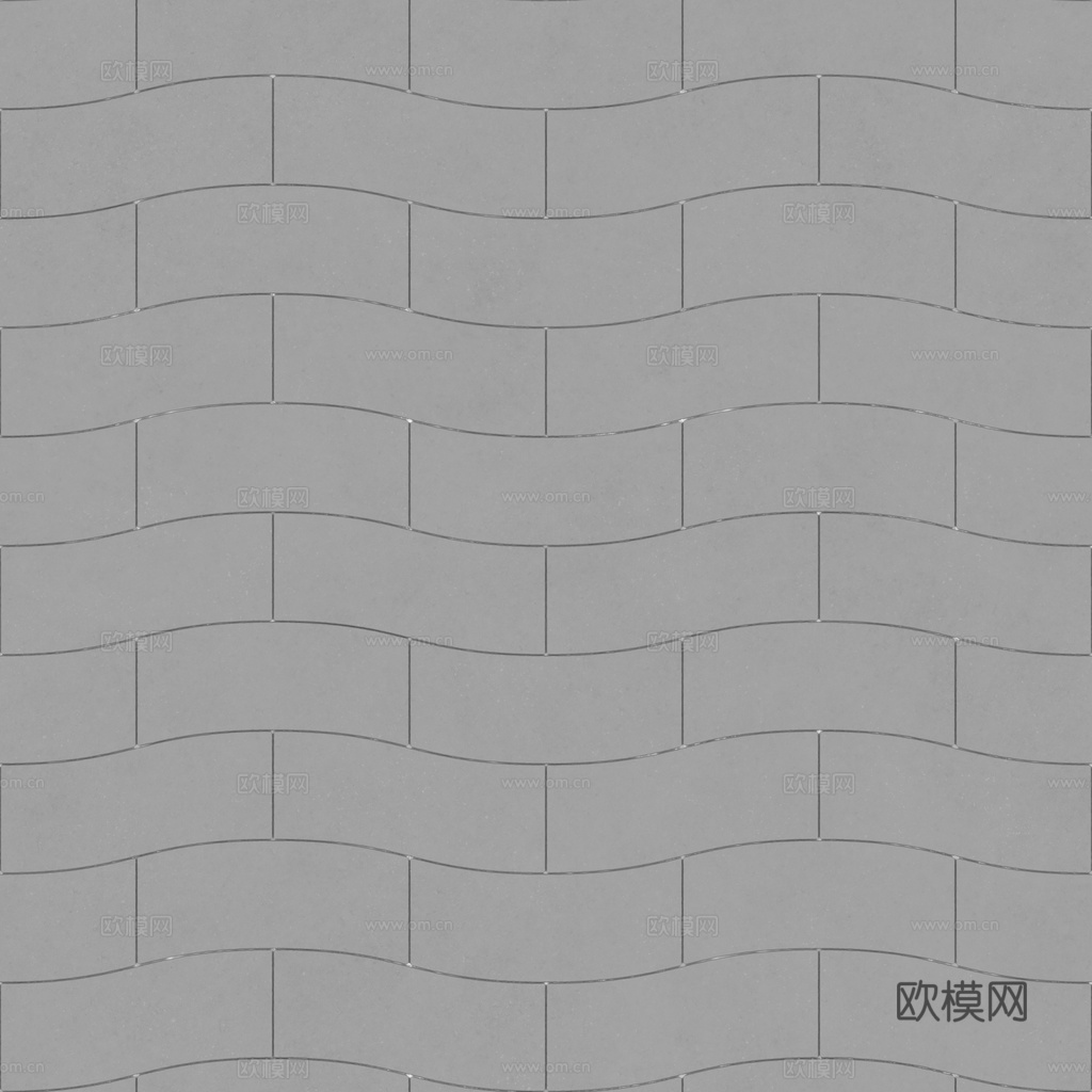 无缝地砖石板砖广场砖水泥砖铺路砖户外砖 PBR材质贴图 1k
