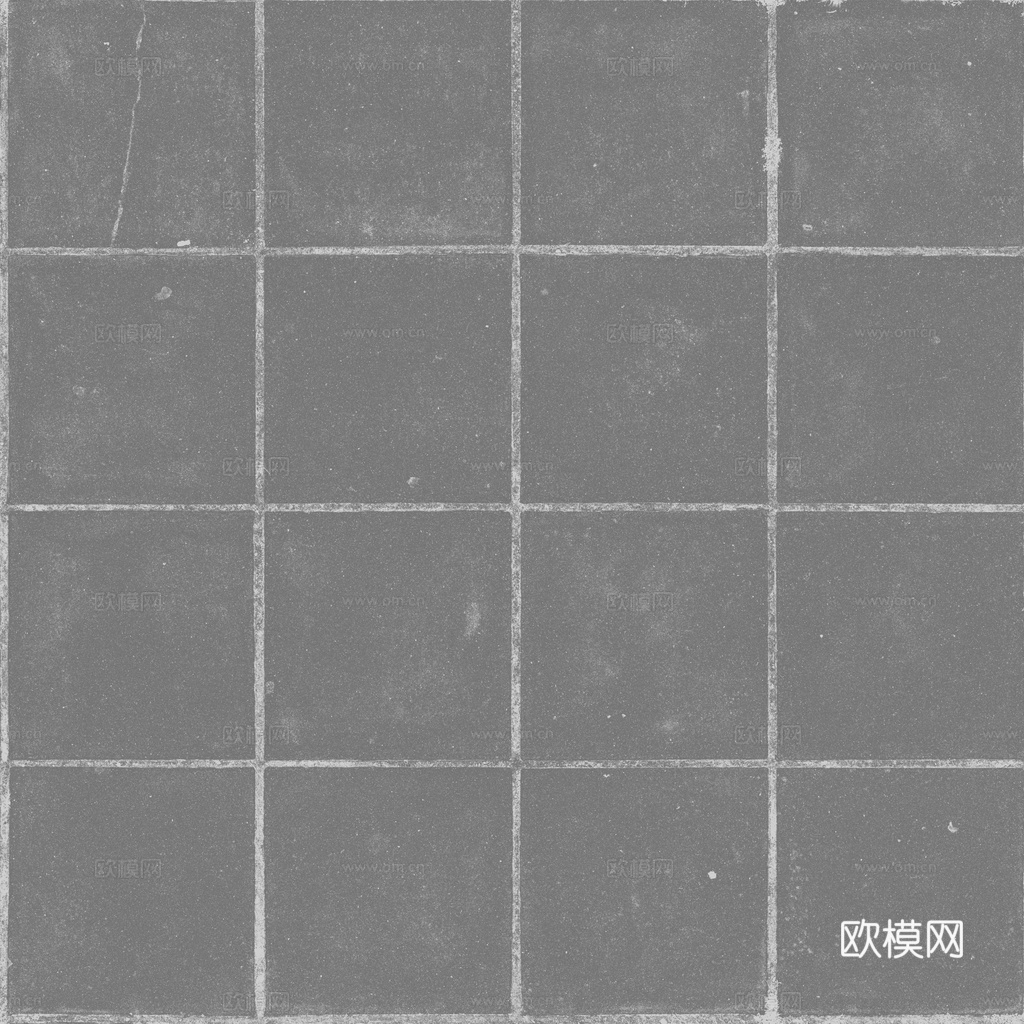 无缝地砖石板砖铺路砖户外砖 PBR材质贴图 1k