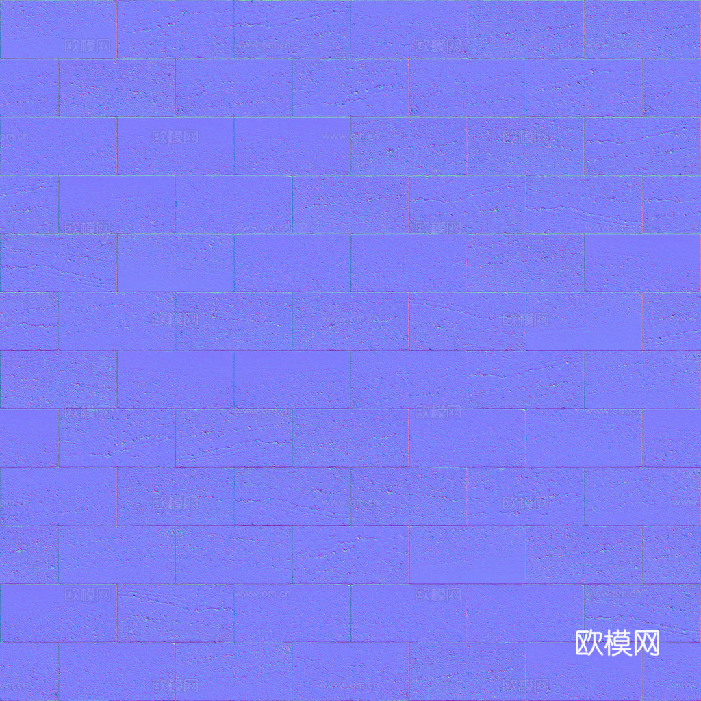 无缝地砖石板砖广场砖水泥砖铺路砖户外砖 PBR材质贴图 1k