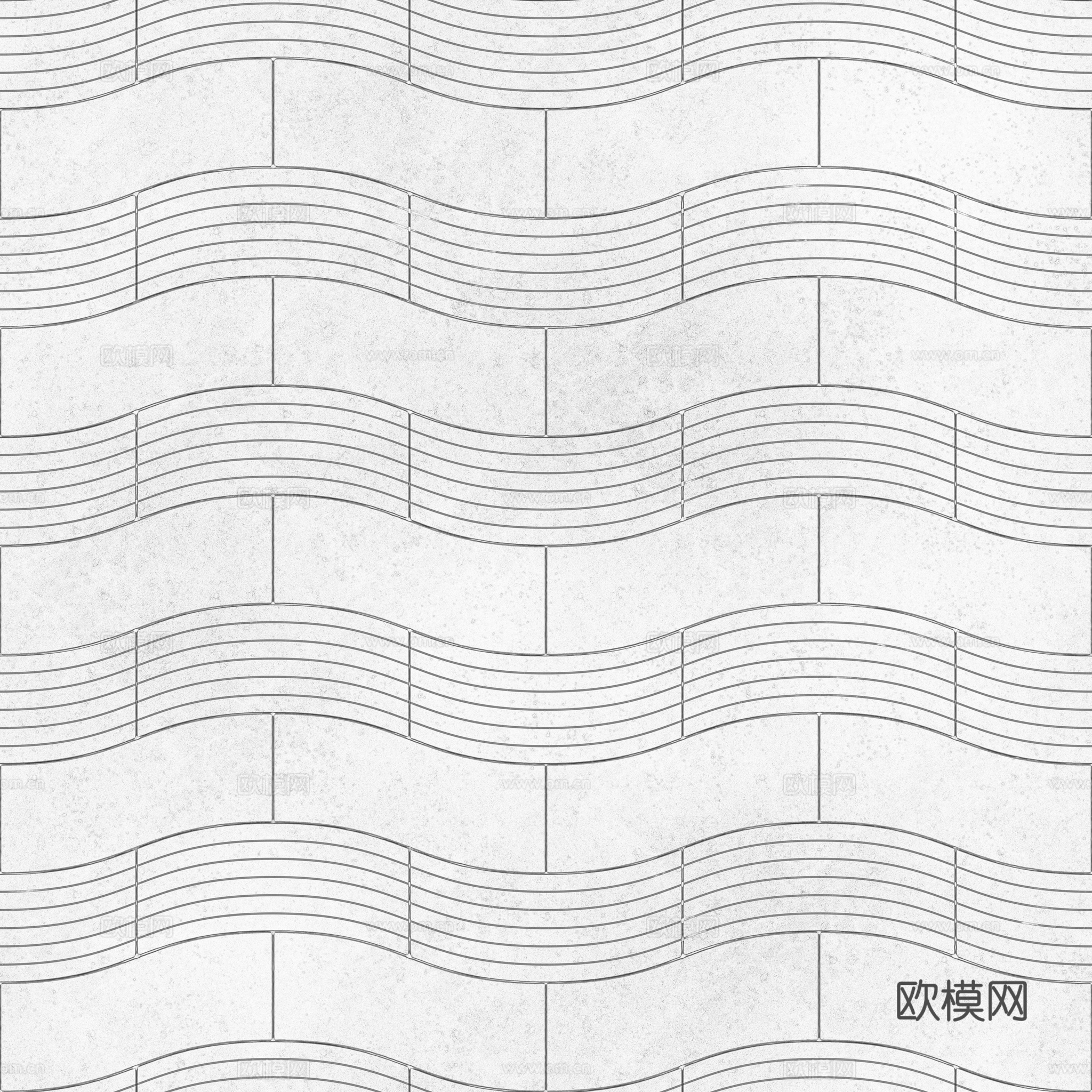 无缝地砖石板砖广场砖铺路砖户外砖 PBR材质贴图 2k