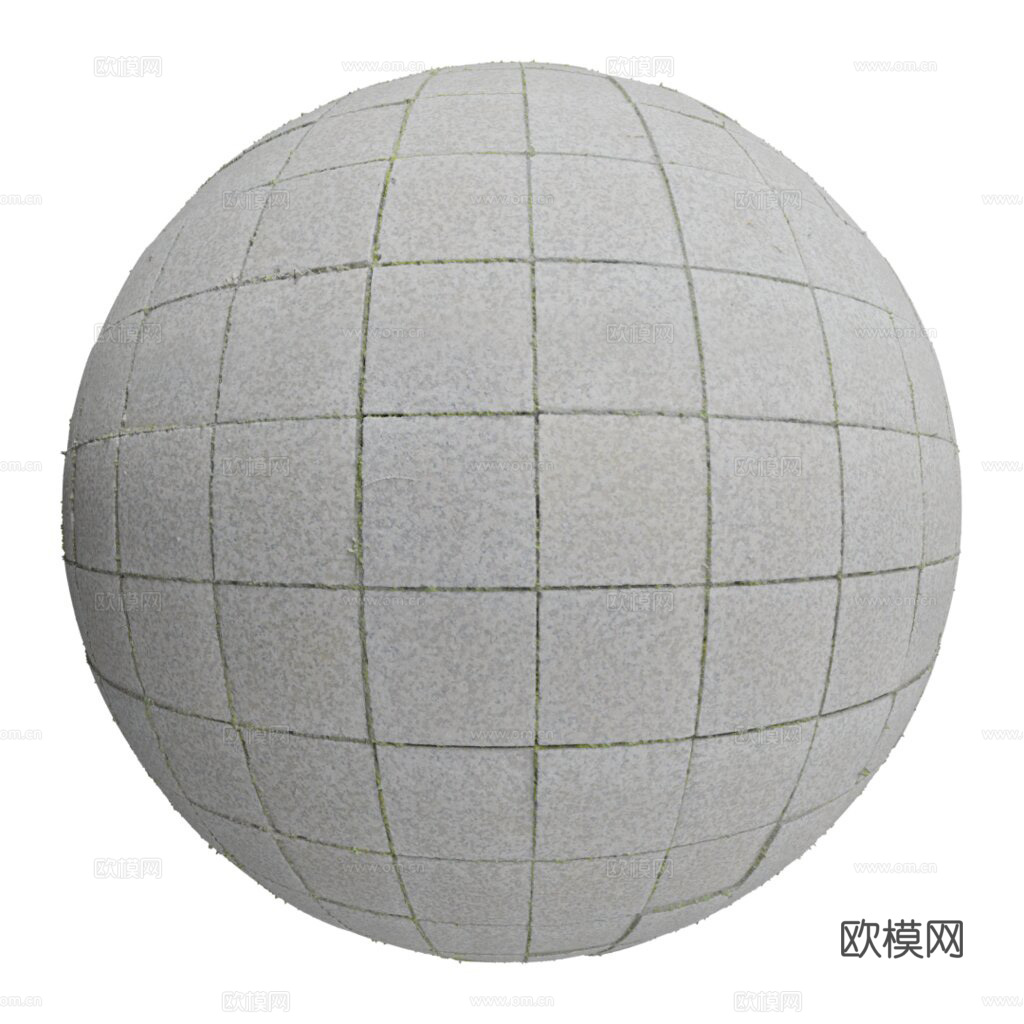 无缝地砖石板铺路砖户外砖 PBR材质贴图 1k