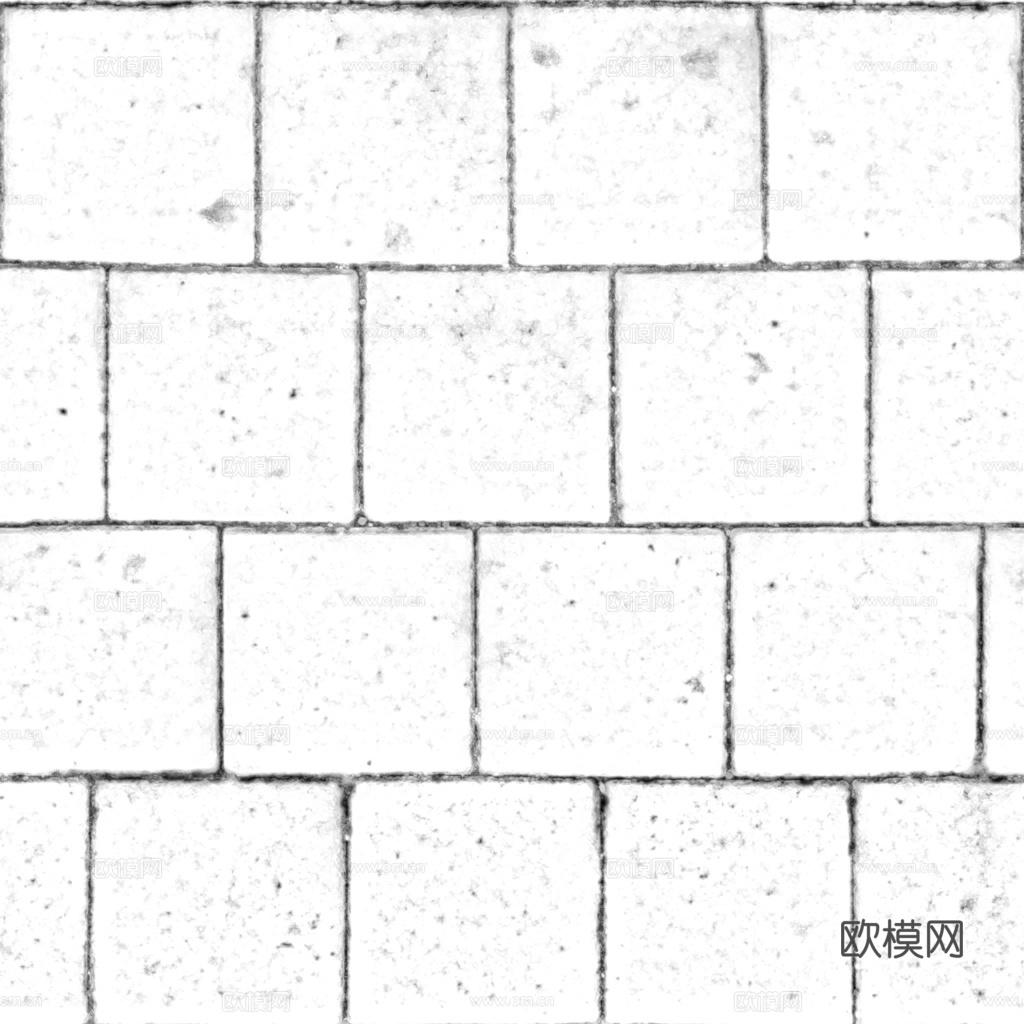 无缝地砖石板砖铺路砖户外砖 PBR材质贴图 1k