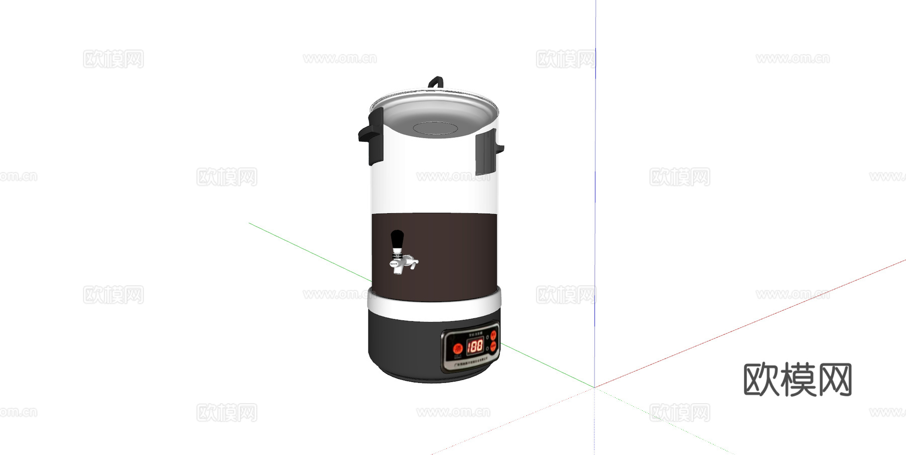 煮茶器su模型