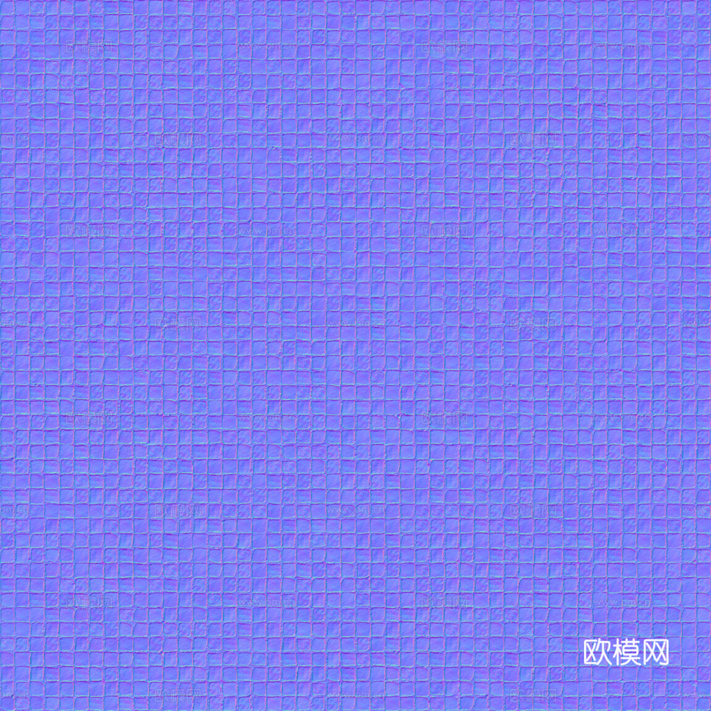 无缝石地石砖铺路石户外地面 PBR材质贴图 1k