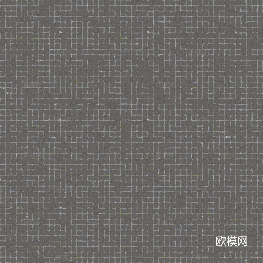 无缝石地石砖铺路石户外地面 PBR材质贴图 1k
