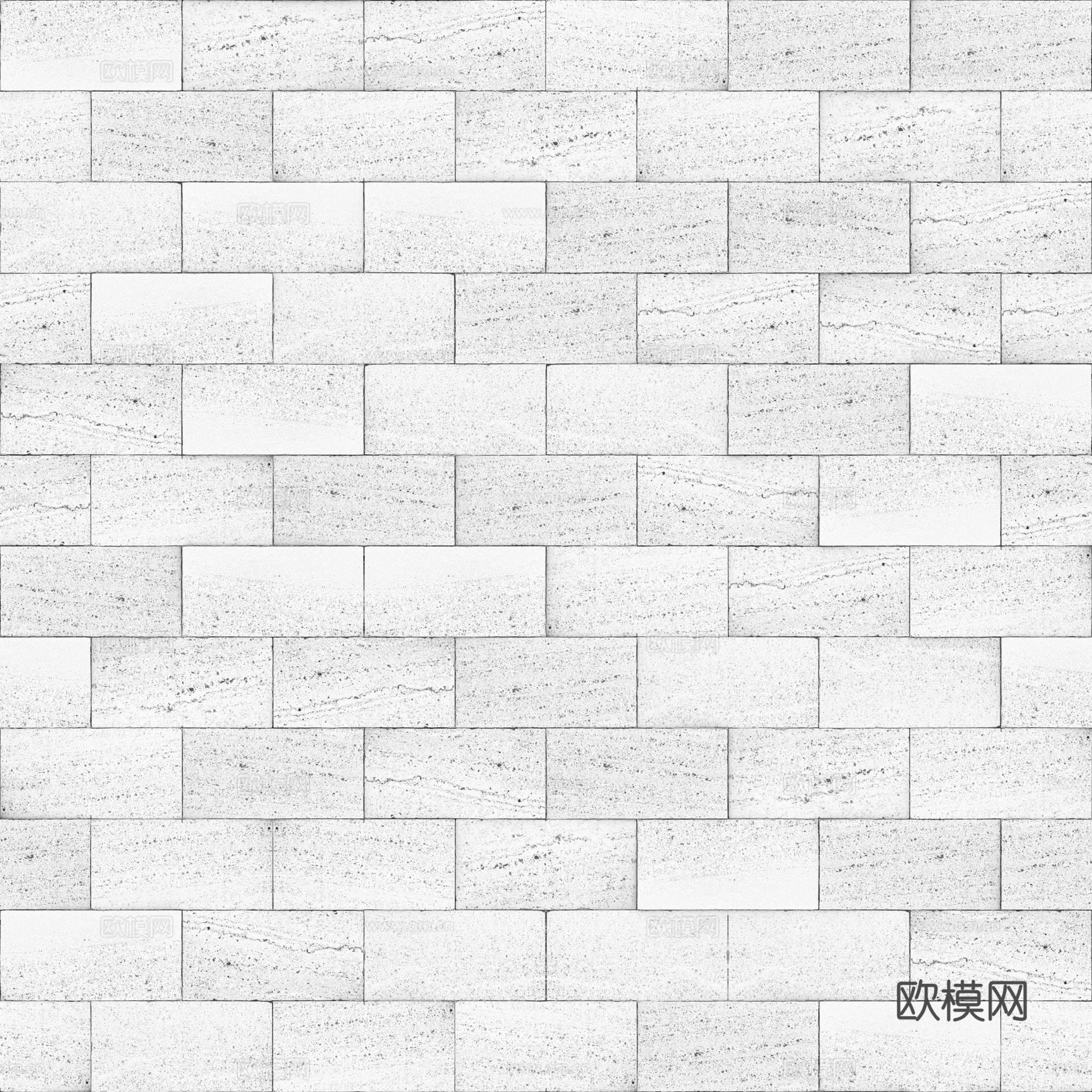 无缝地砖石板砖广场砖水泥砖铺路砖户外砖 PBR材质贴图 2k