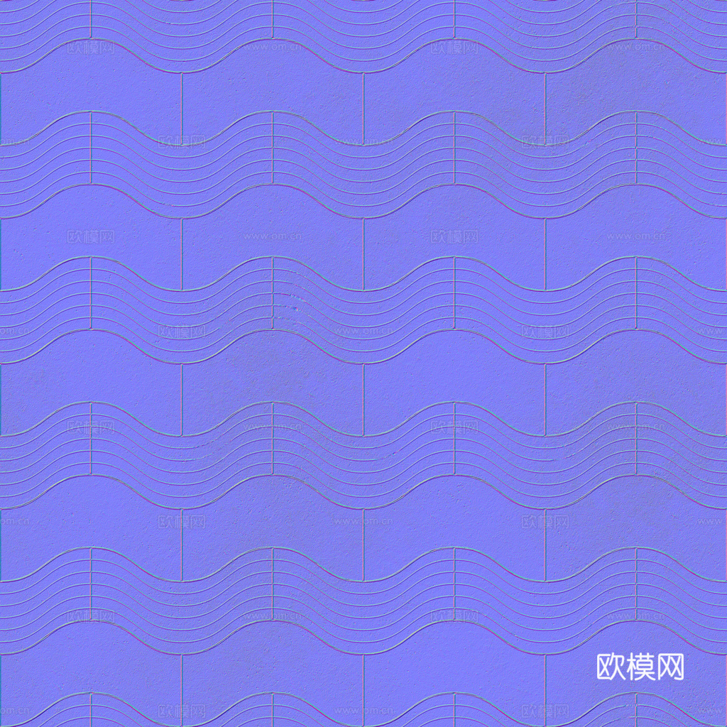 无缝地砖石板砖广场砖水泥砖铺路砖户外砖 PBR材质贴图 1k
