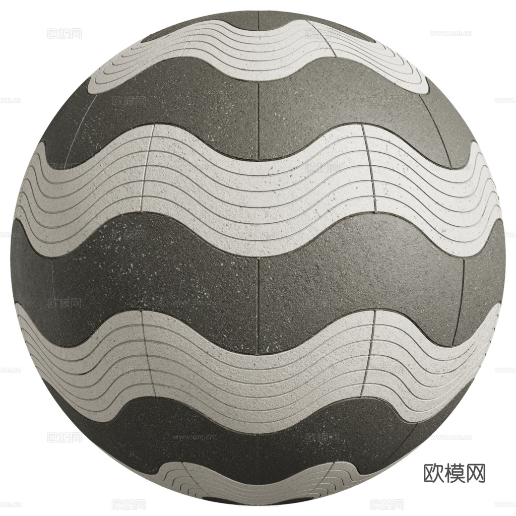 无缝地砖石板砖广场砖水泥砖铺路砖户外砖 PBR材质贴图 2k