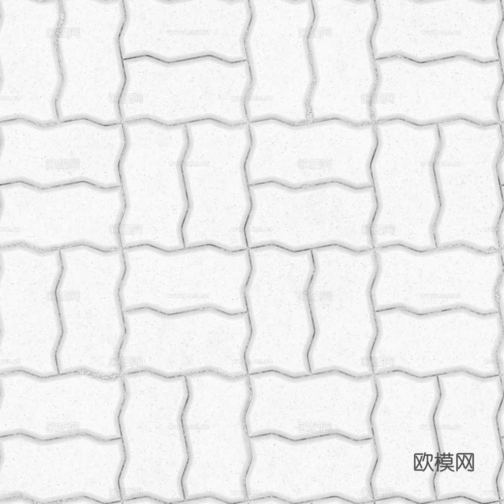 无缝地砖水泥砖铺路砖户外砖 PBR材质贴图 1k