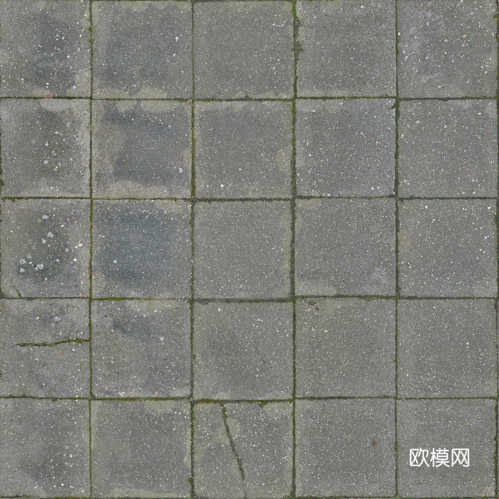 无缝地砖石板铺路砖户外砖 PBR材质贴图 1k