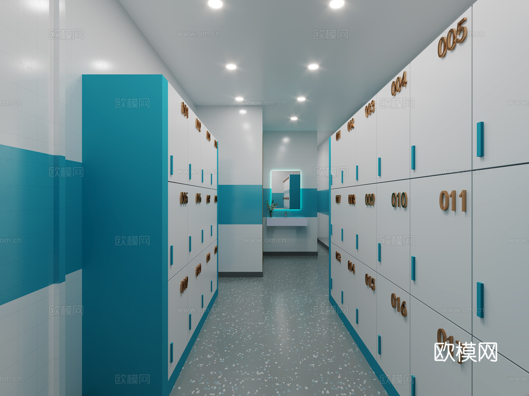 男澡堂更衣室3d模型下载