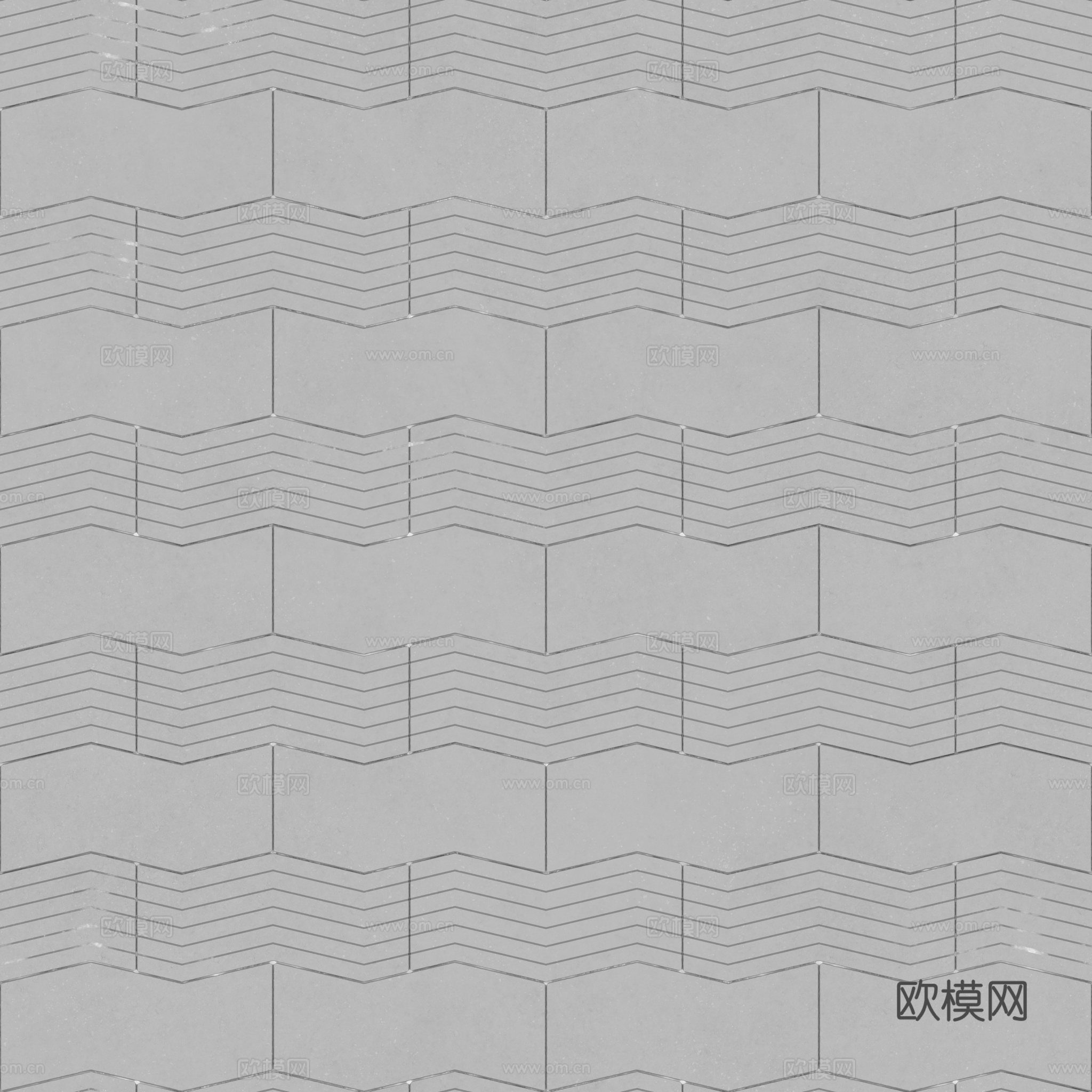 无缝地砖石板砖广场砖水泥砖铺路砖户外砖 PBR材质贴图 2k