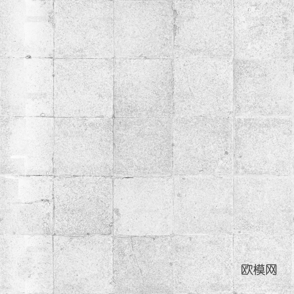 无缝地砖石板铺路砖户外砖 PBR材质贴图 1k