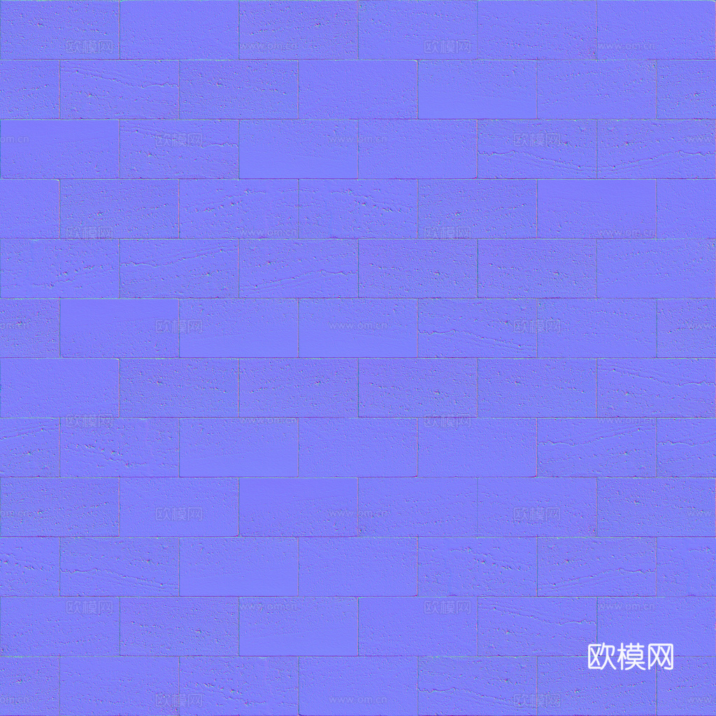 无缝地砖石板砖广场砖水泥砖铺路砖户外砖 PBR材质贴图 1k