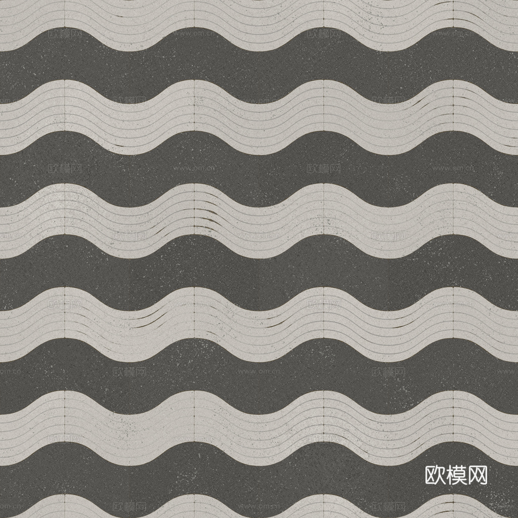 无缝地砖石板砖广场砖水泥砖铺路砖户外砖 PBR材质贴图 1k