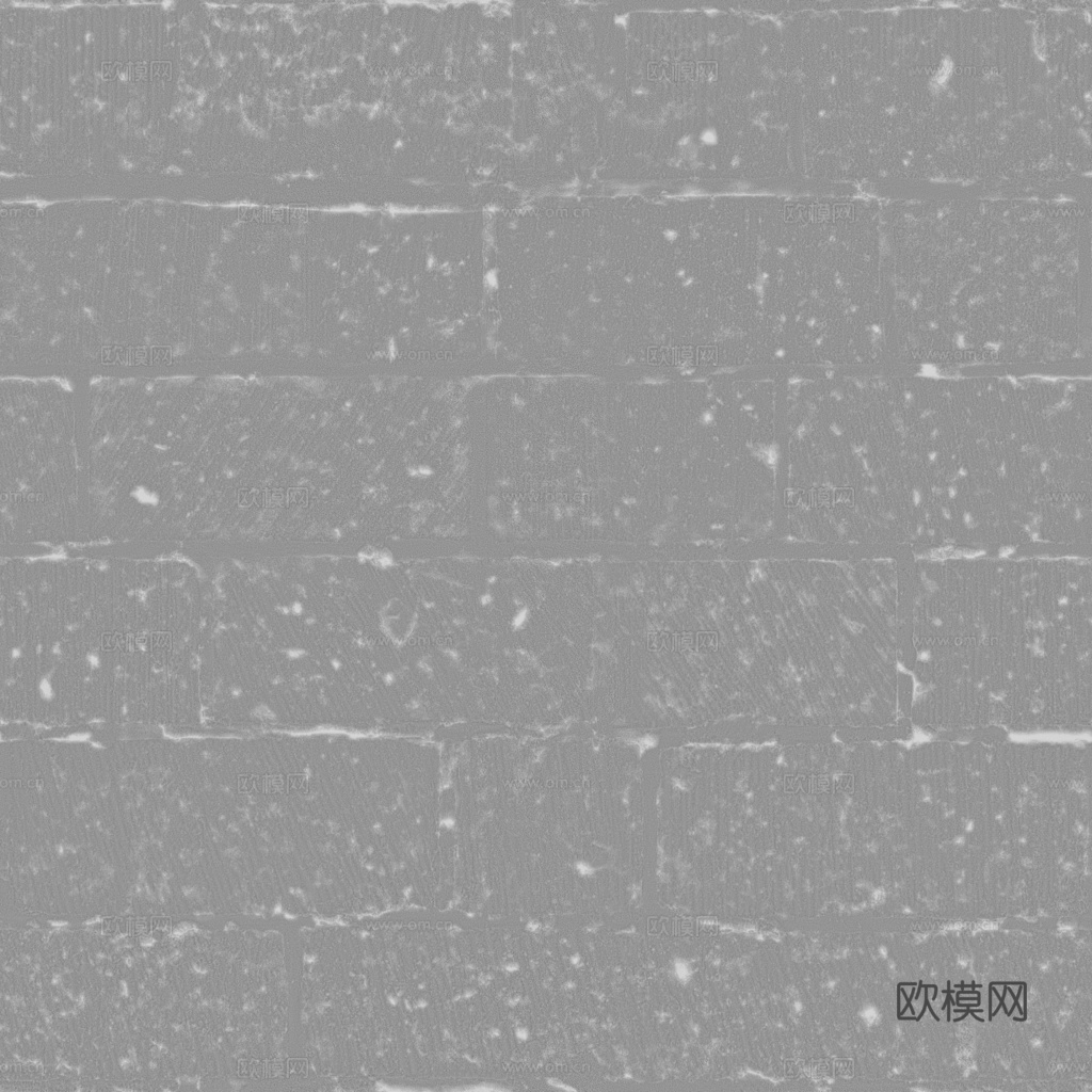 无缝砖墙砖地铺路砖户外砖 PBR材质贴图 1k