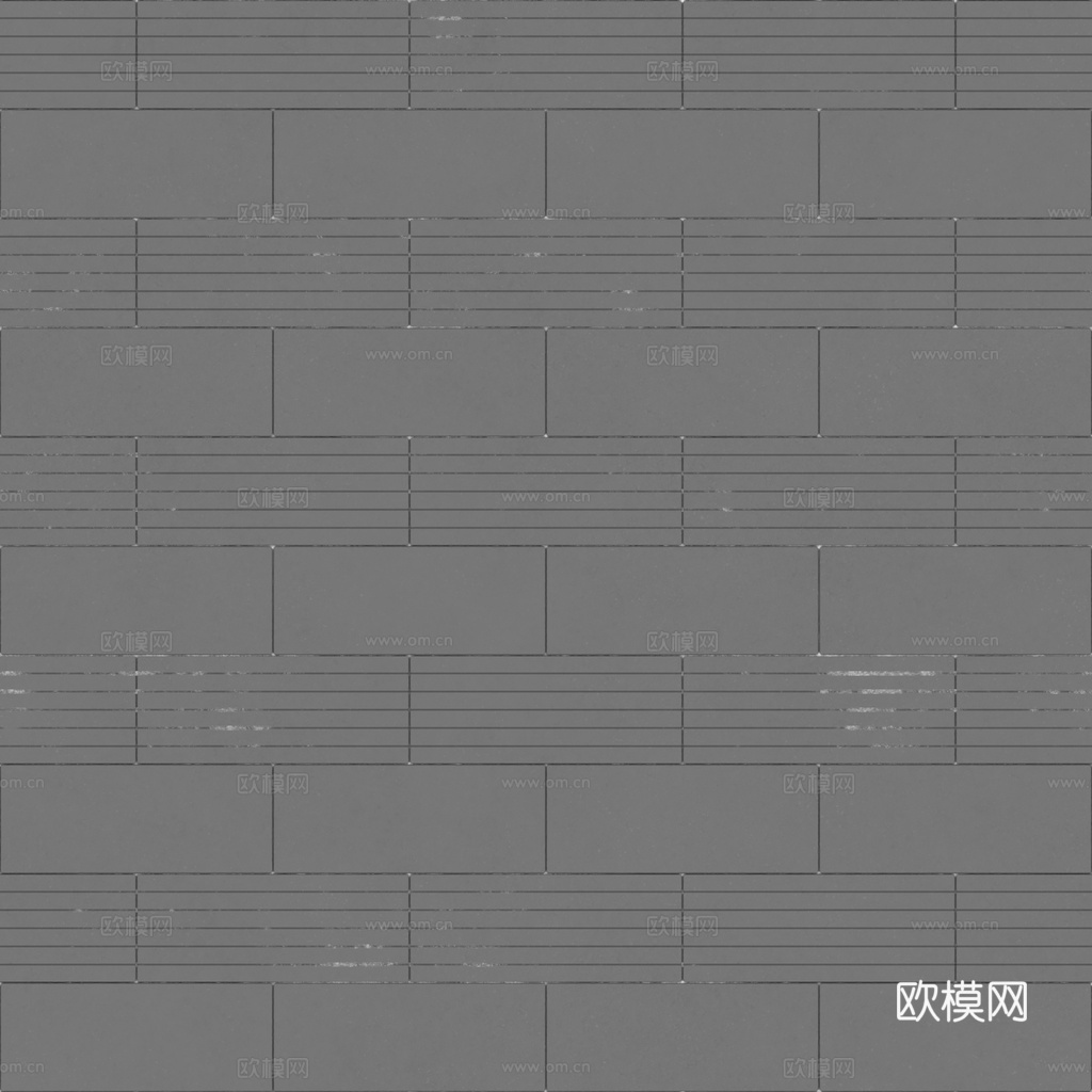 无缝地砖石板砖广场砖水泥砖铺路砖户外砖 PBR材质贴图 1k