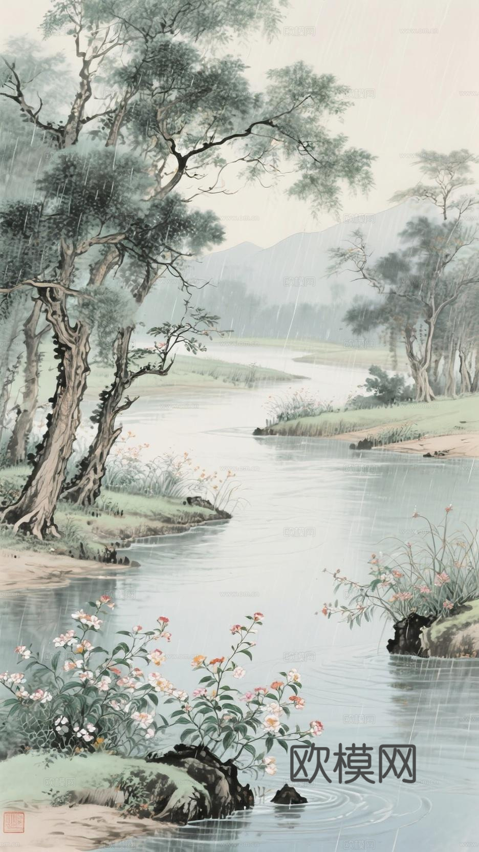 风景装饰画