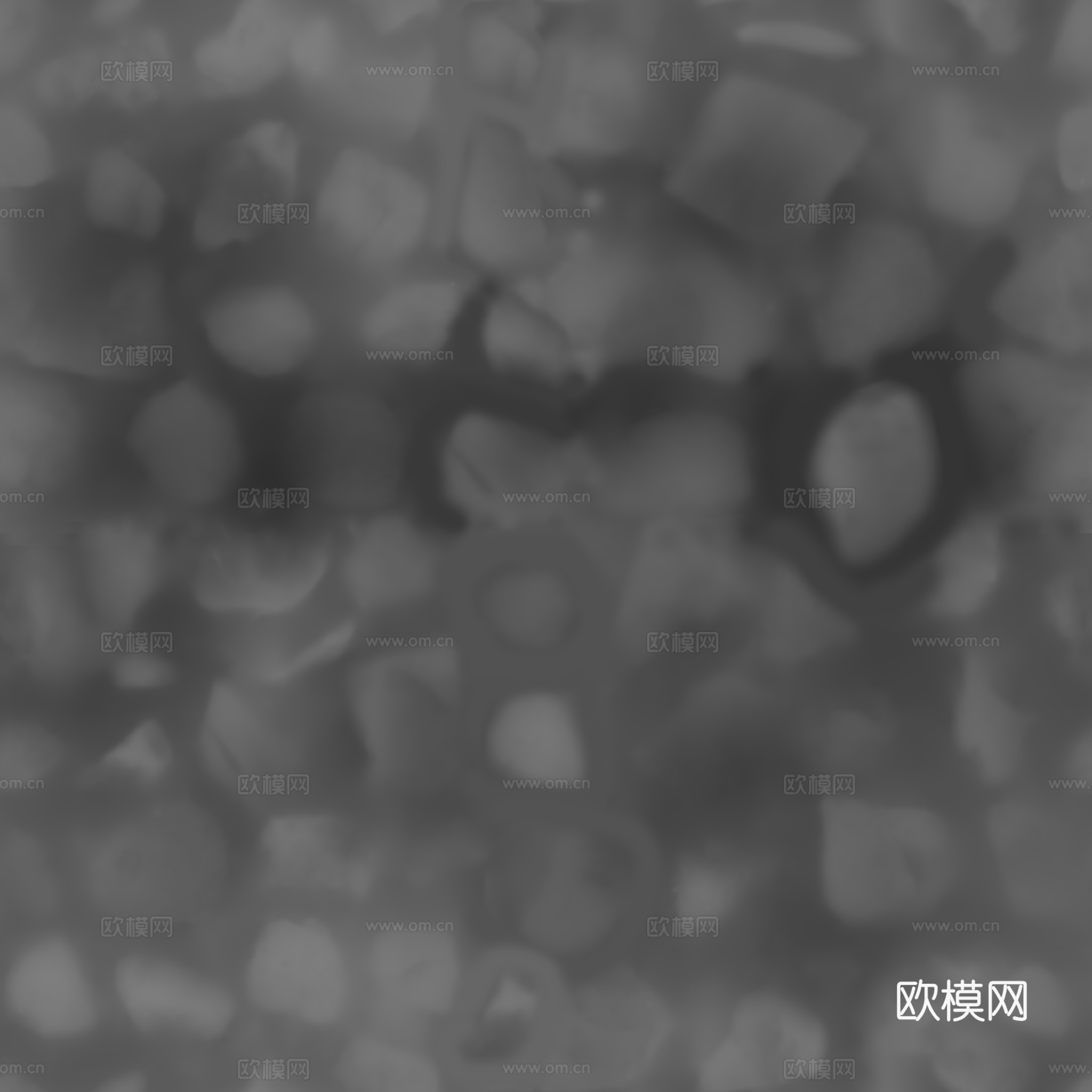 无缝石地石砖铺路石户外地 PBR材质贴图 2k