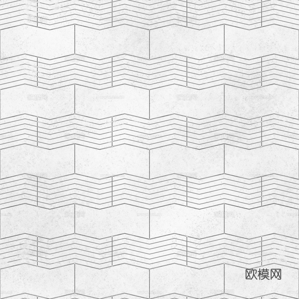 无缝地砖石板砖广场砖水泥砖铺路砖户外砖 PBR材质贴图 1k