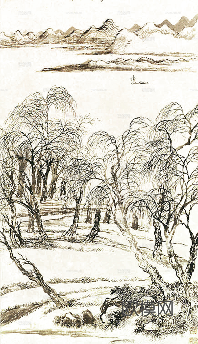 高清中式装饰画下载