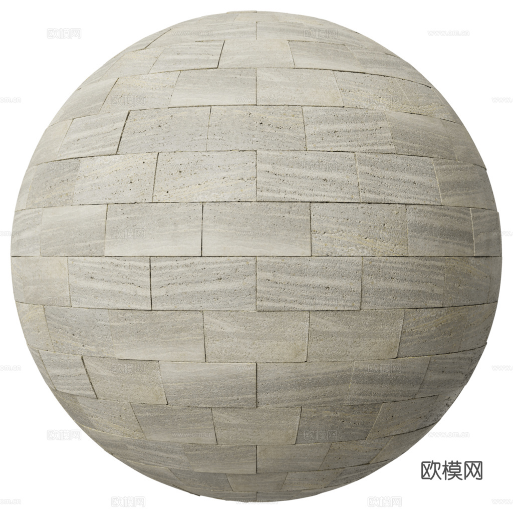 无缝地砖石板砖广场砖水泥砖铺路砖户外砖 PBR材质贴图 2k