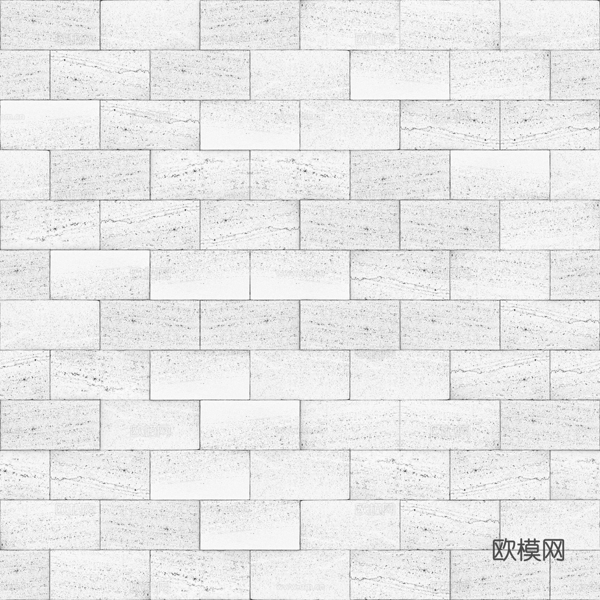 无缝地砖石板砖广场砖水泥砖铺路砖户外砖 PBR材质贴图 2k