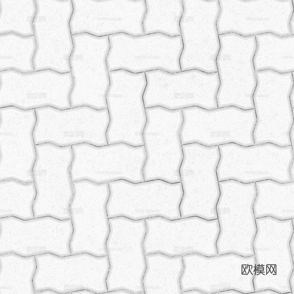 无缝地砖水泥砖铺路砖户外砖 PBR材质贴图 1k