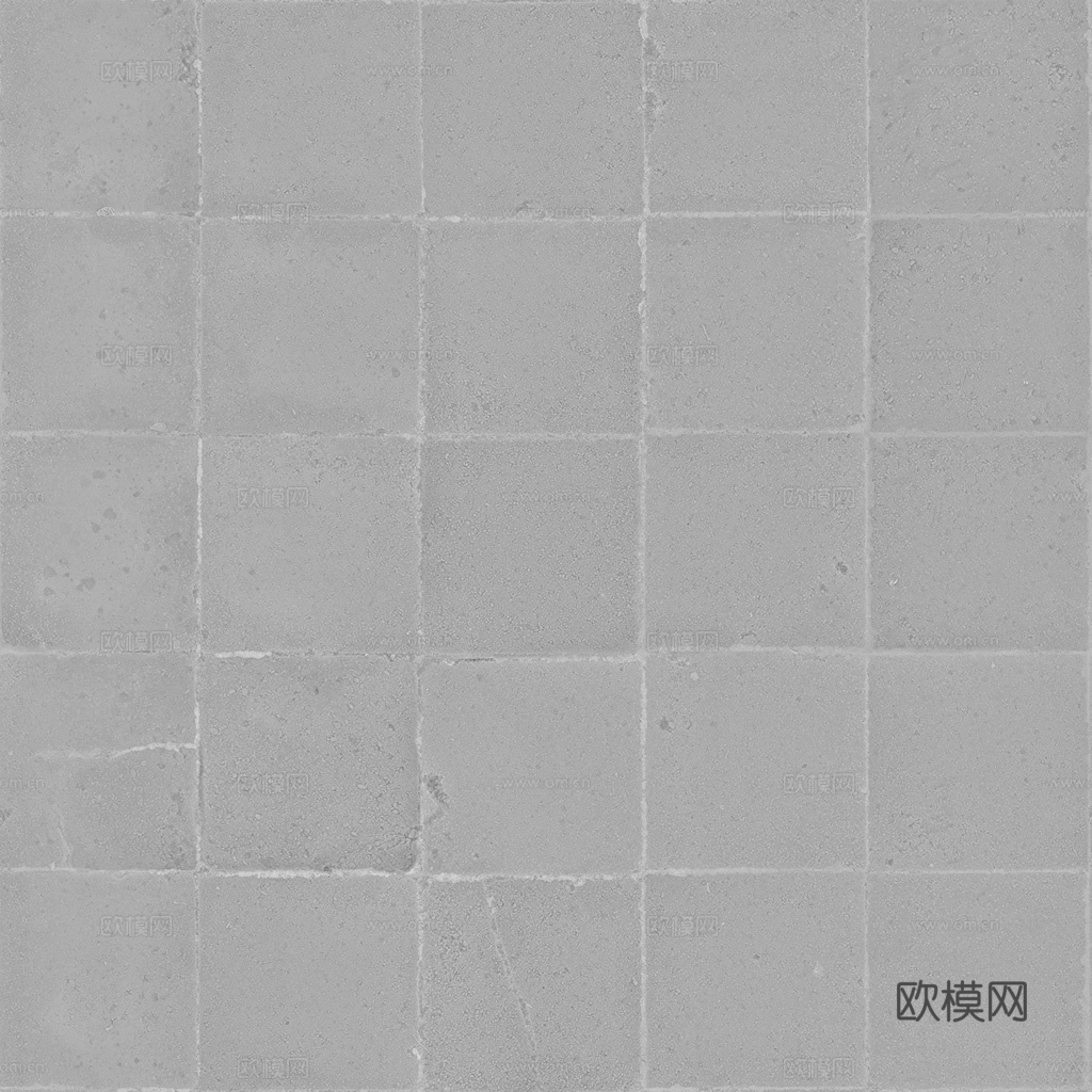 无缝地砖石板铺路砖户外砖 PBR材质贴图 1k