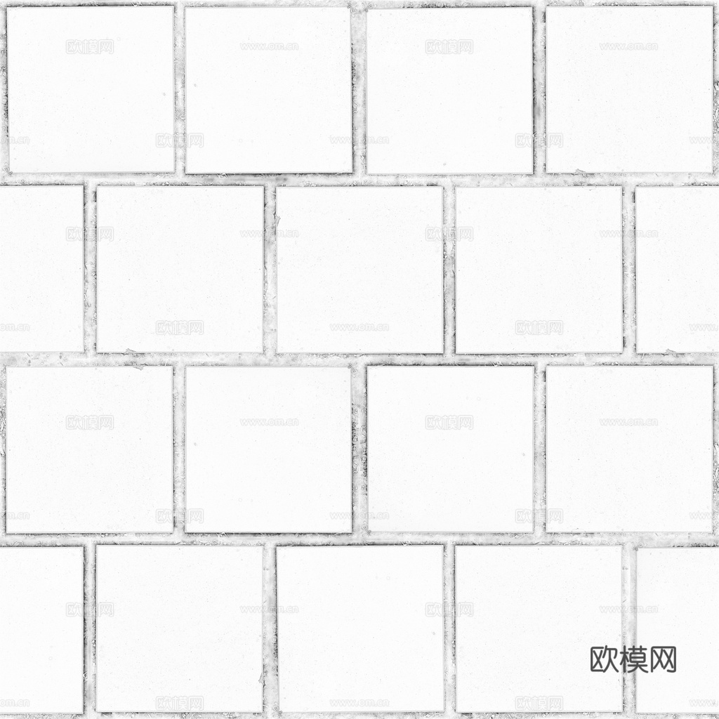 无缝地砖石板铺路砖户外砖 PBR材质贴图 1k