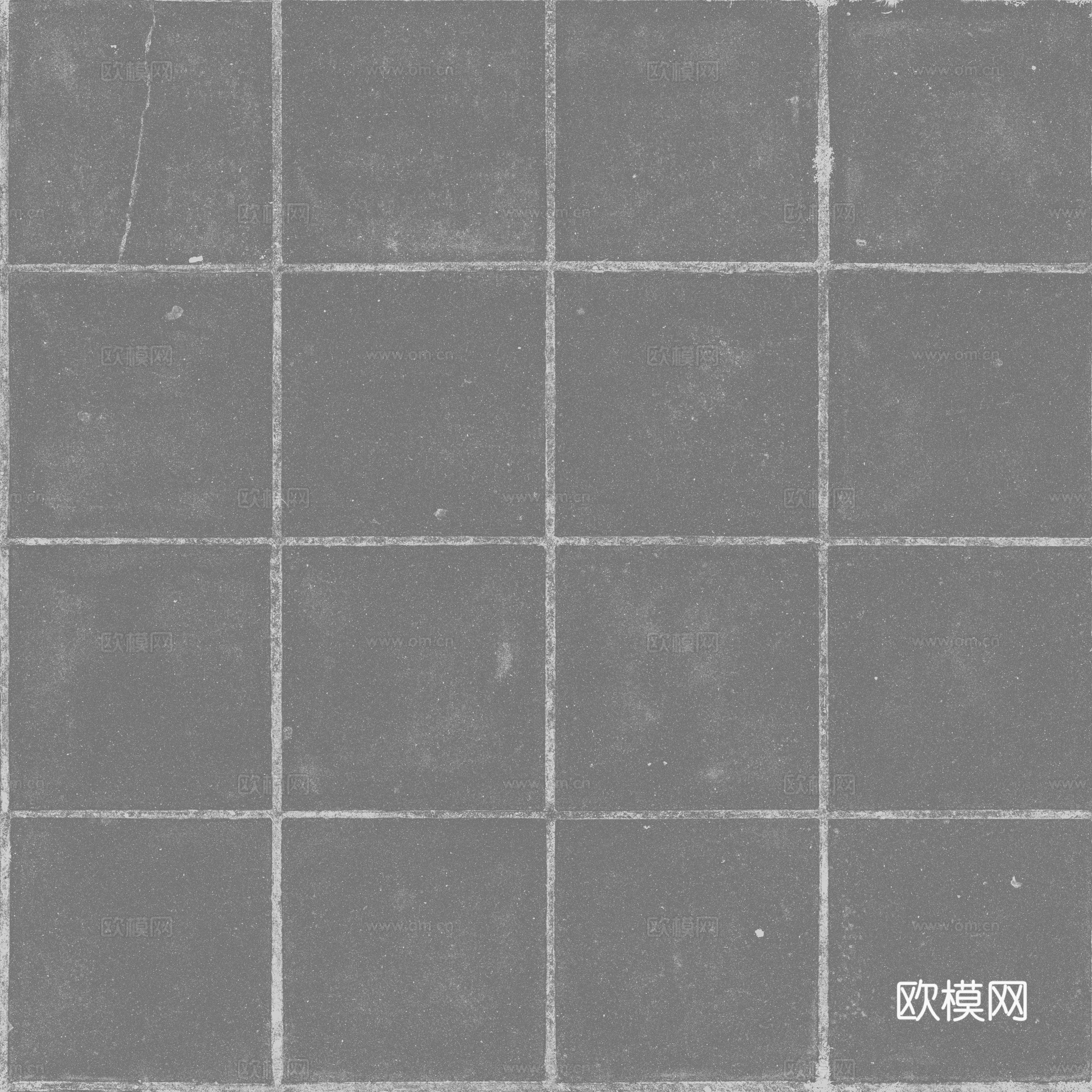 无缝地砖石板砖铺路砖户外砖 PBR材质贴图 2k