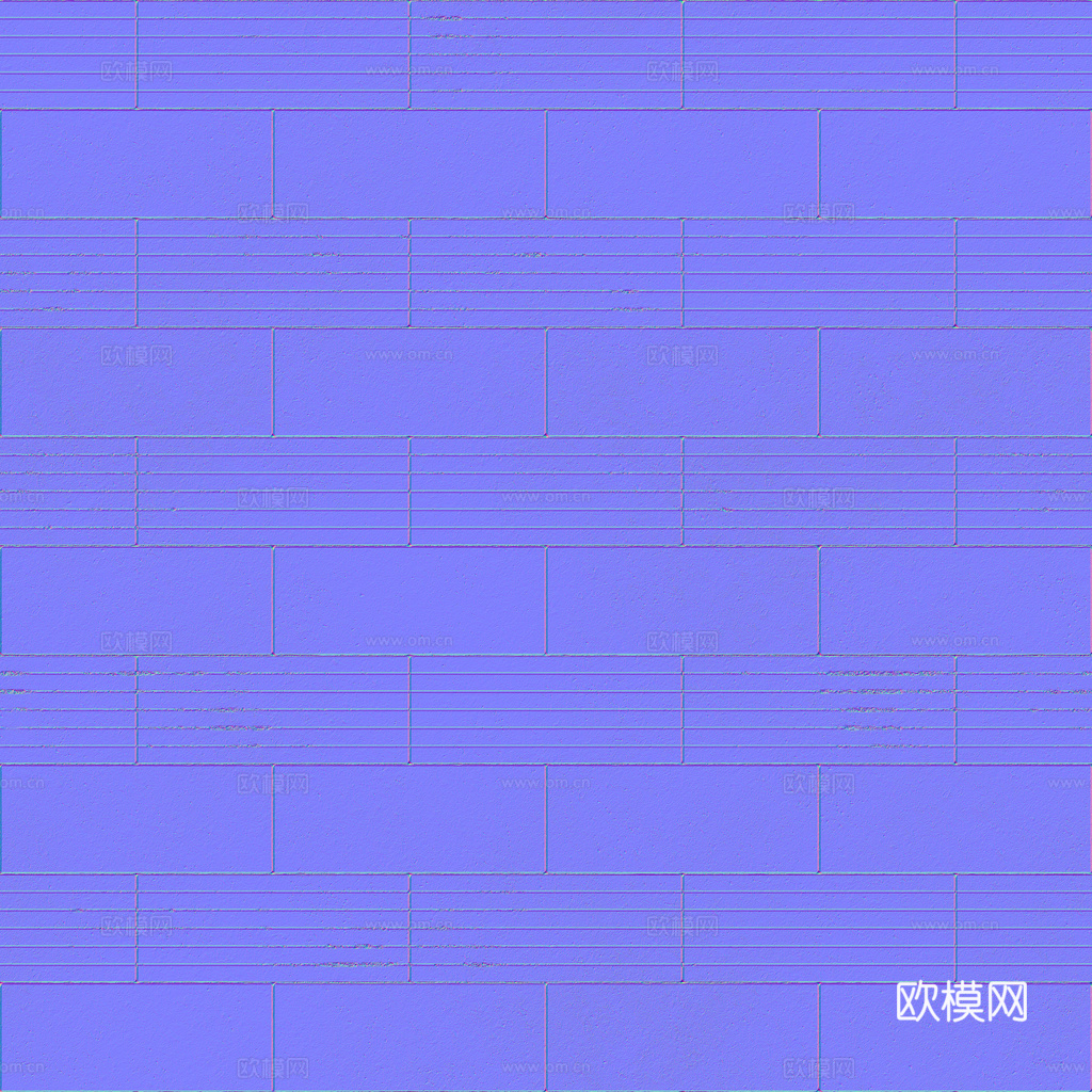 无缝地砖石板砖广场砖水泥砖铺路砖户外砖 PBR材质贴图 1k