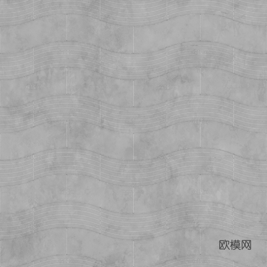 无缝地砖石板砖广场砖铺路砖户外砖 PBR材质贴图 1k