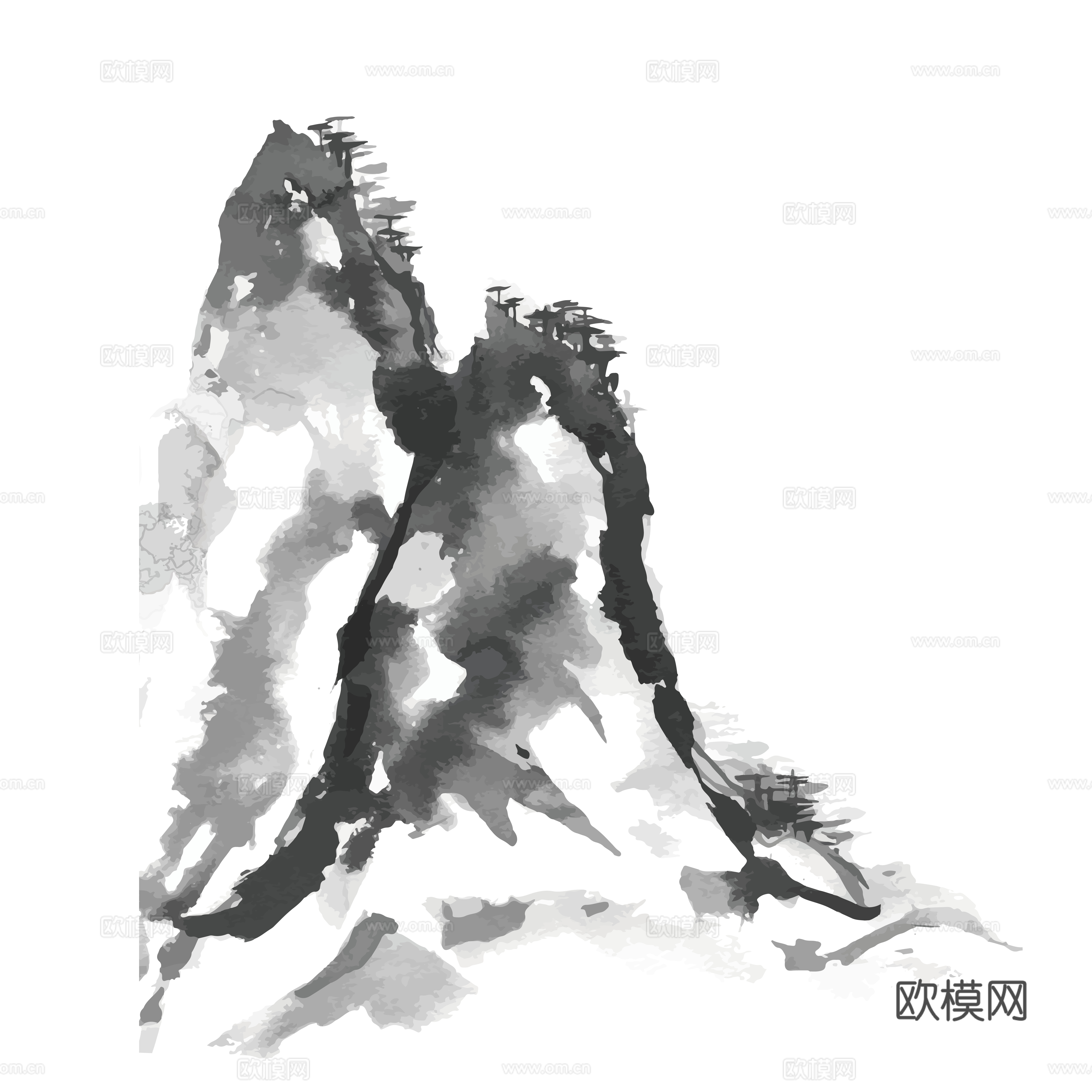 高清中式装饰画