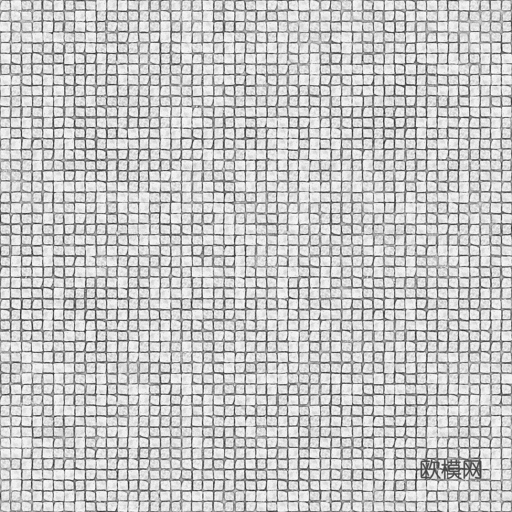 无缝石地石砖铺路石户外地面 PBR材质贴图 1k