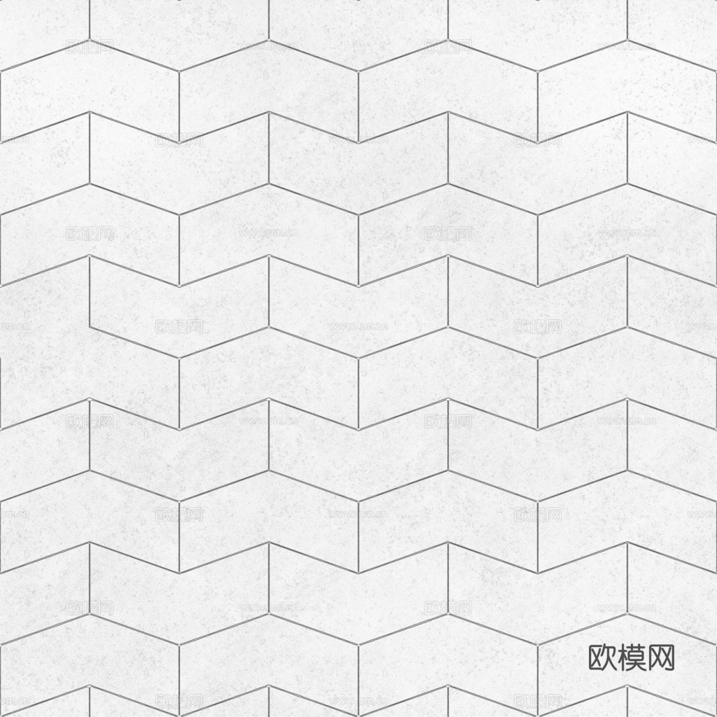 无缝地砖石板砖广场砖水泥砖铺路砖户外砖 PBR材质贴图 1k