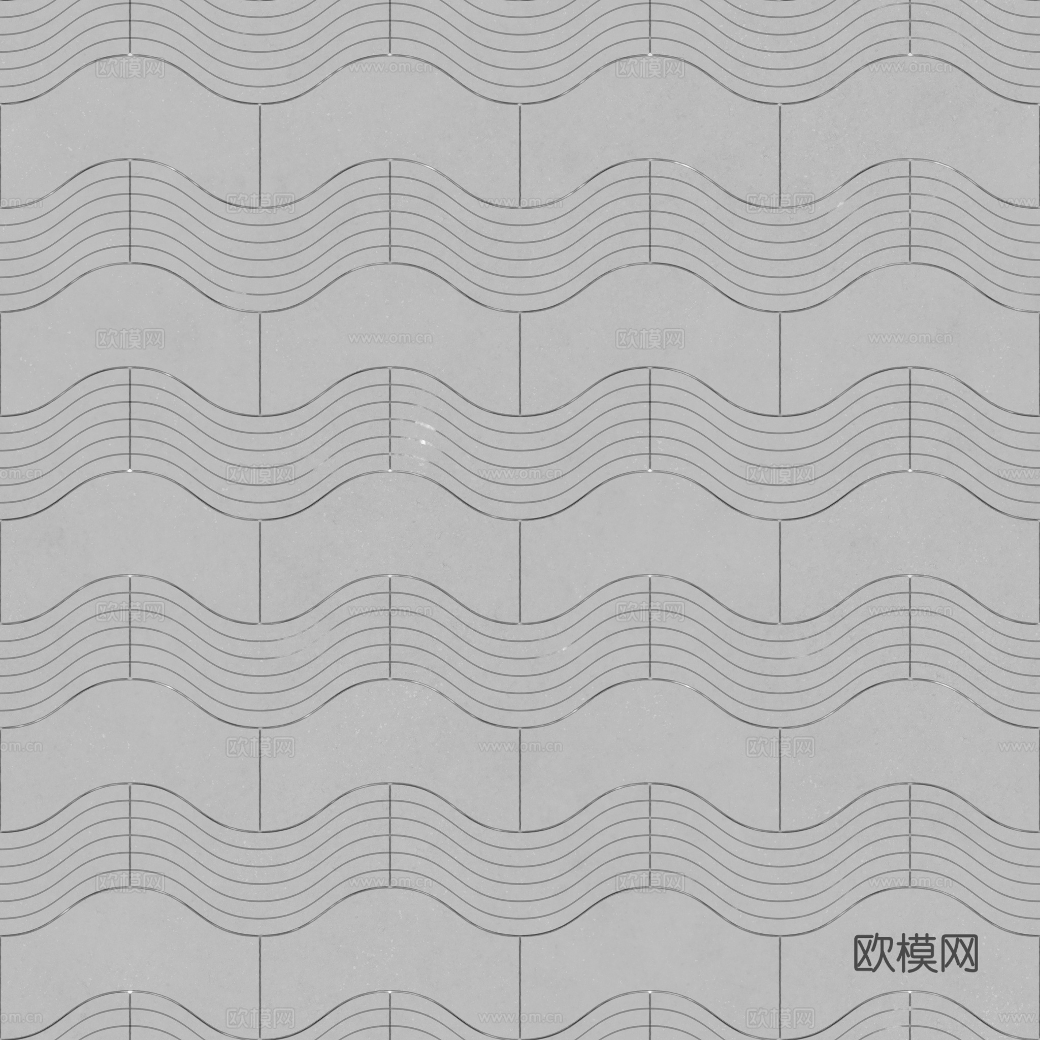 无缝地砖石板砖广场砖水泥砖铺路砖户外砖 PBR材质贴图 2k