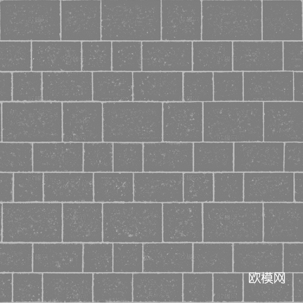 无缝砖地水泥砖铺路砖户外砖 PBR材质贴图 1k