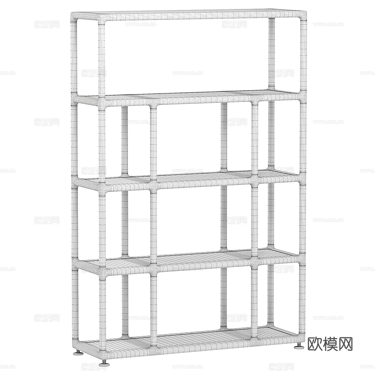 中古风装饰架3d模型