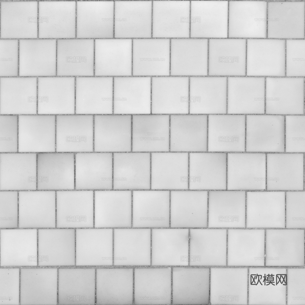 无缝地砖砖地水泥砖铺路砖户外砖 PBR材质贴图 1k