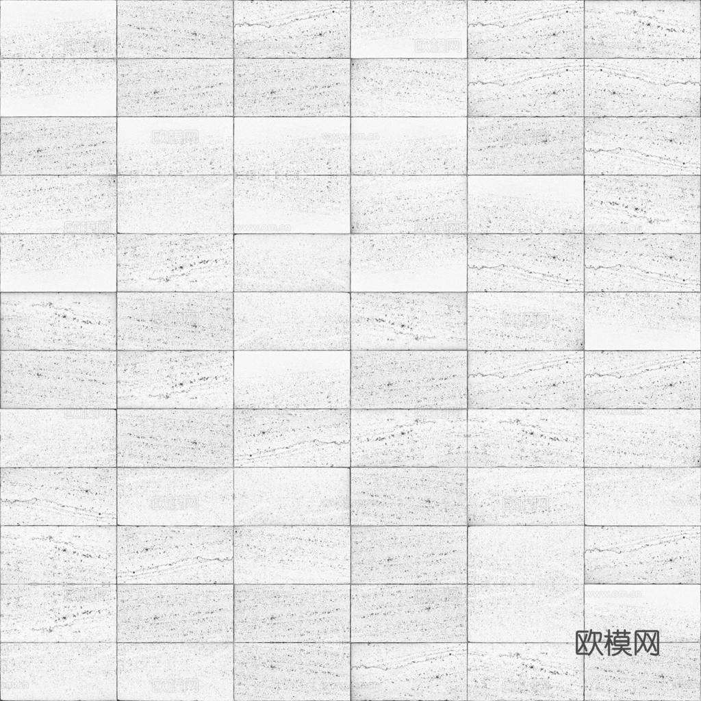无缝地砖石板砖广场砖水泥砖铺路砖户外砖 PBR材质贴图 1k
