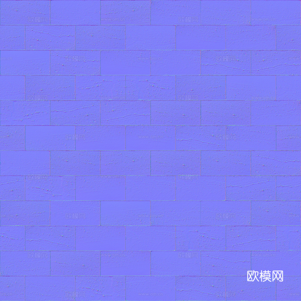 无缝地砖石板砖广场砖水泥砖铺路砖户外砖 PBR材质贴图 1k