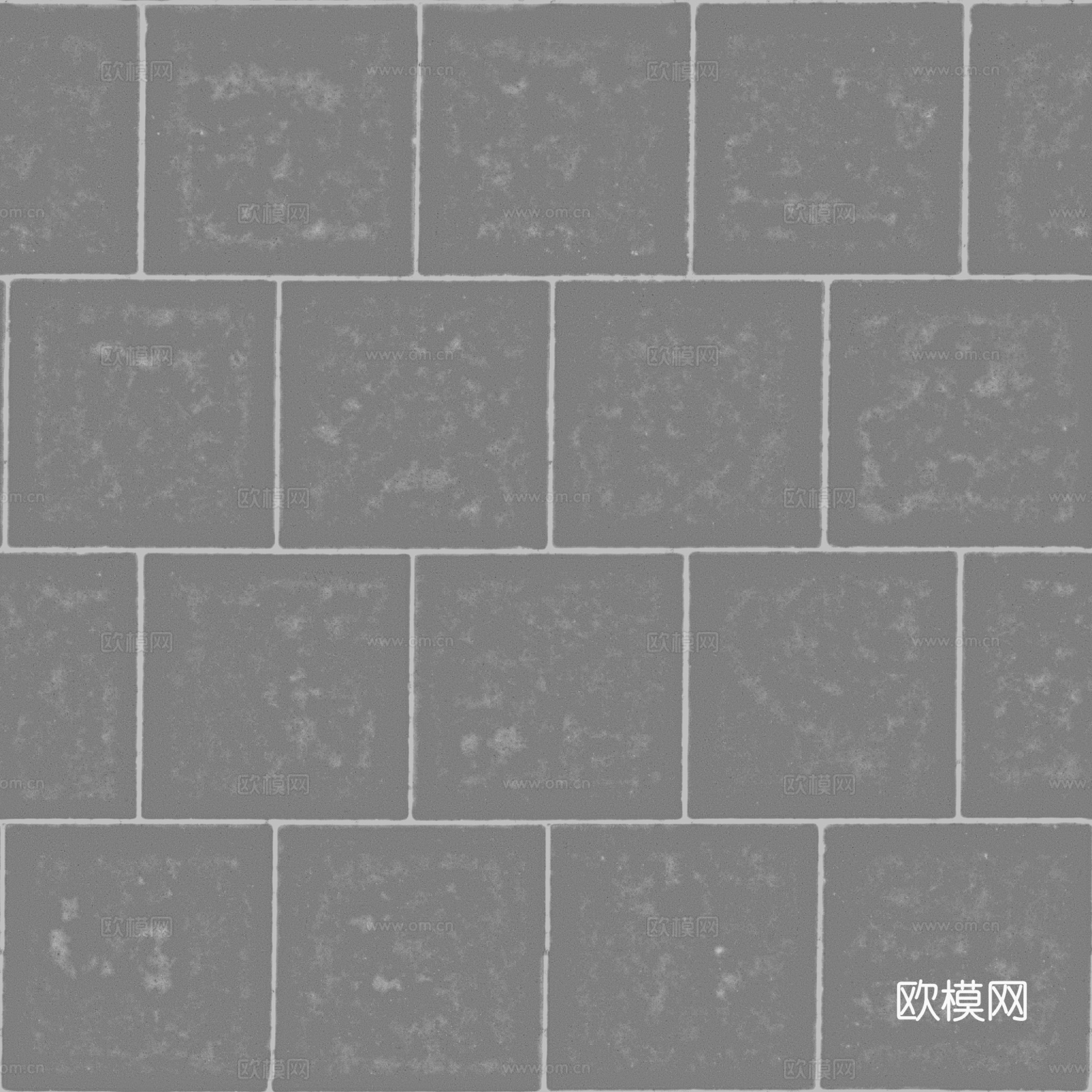 无缝地砖砖地水泥砖铺路砖户外砖 PBR材质贴图 2k
