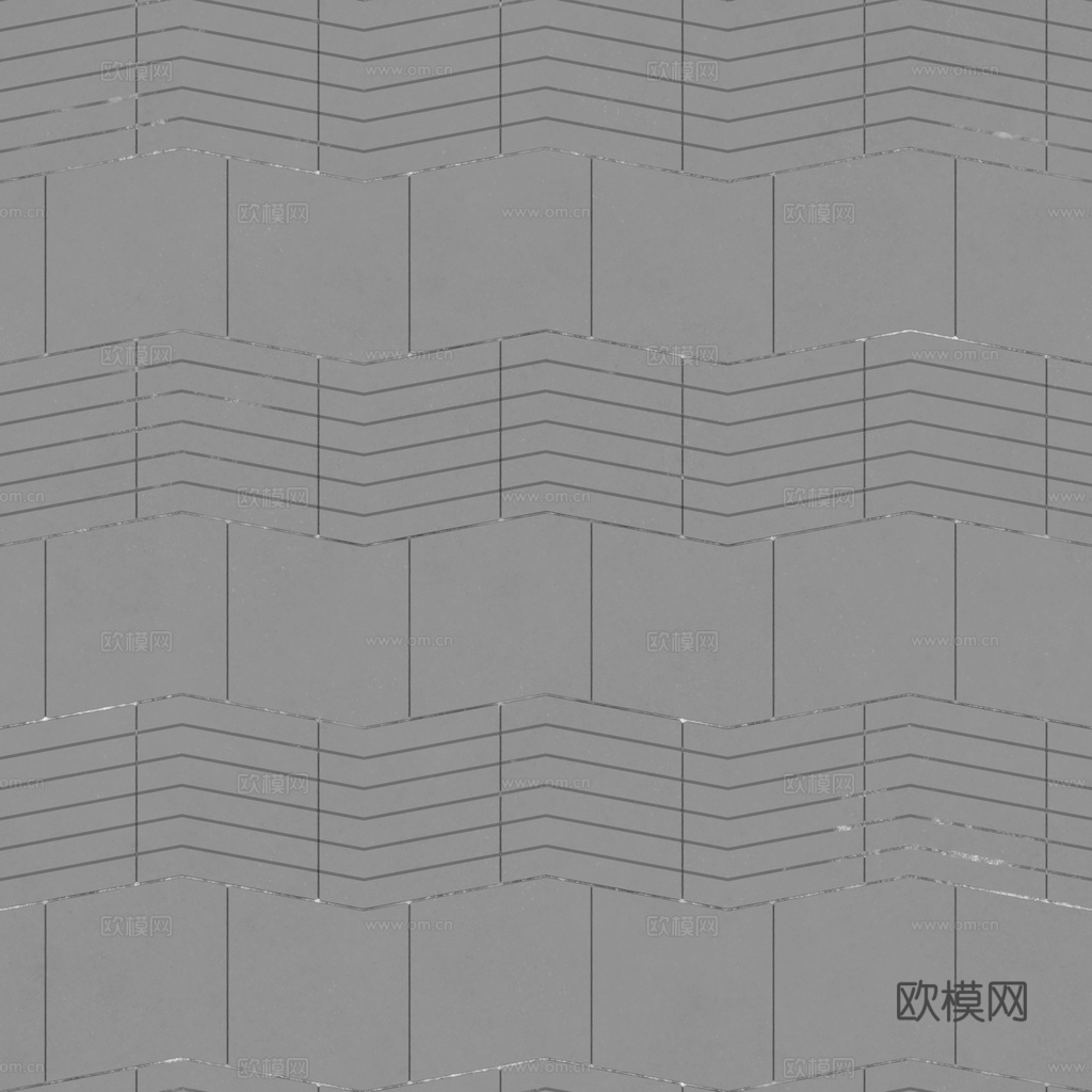 无缝地砖石板砖广场砖水泥砖铺路砖户外砖 PBR材质贴图 1k