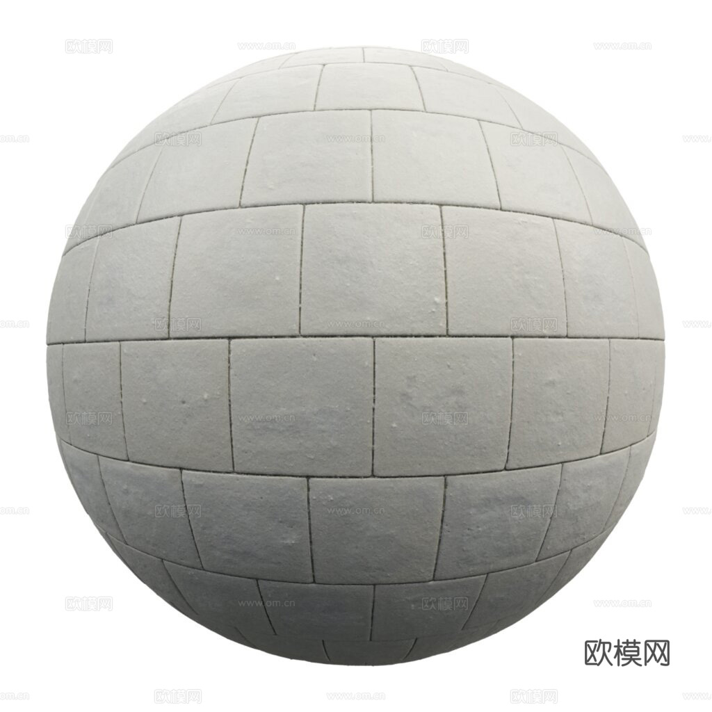 无缝地砖砖地水泥砖铺路砖户外砖 PBR材质贴图 1k