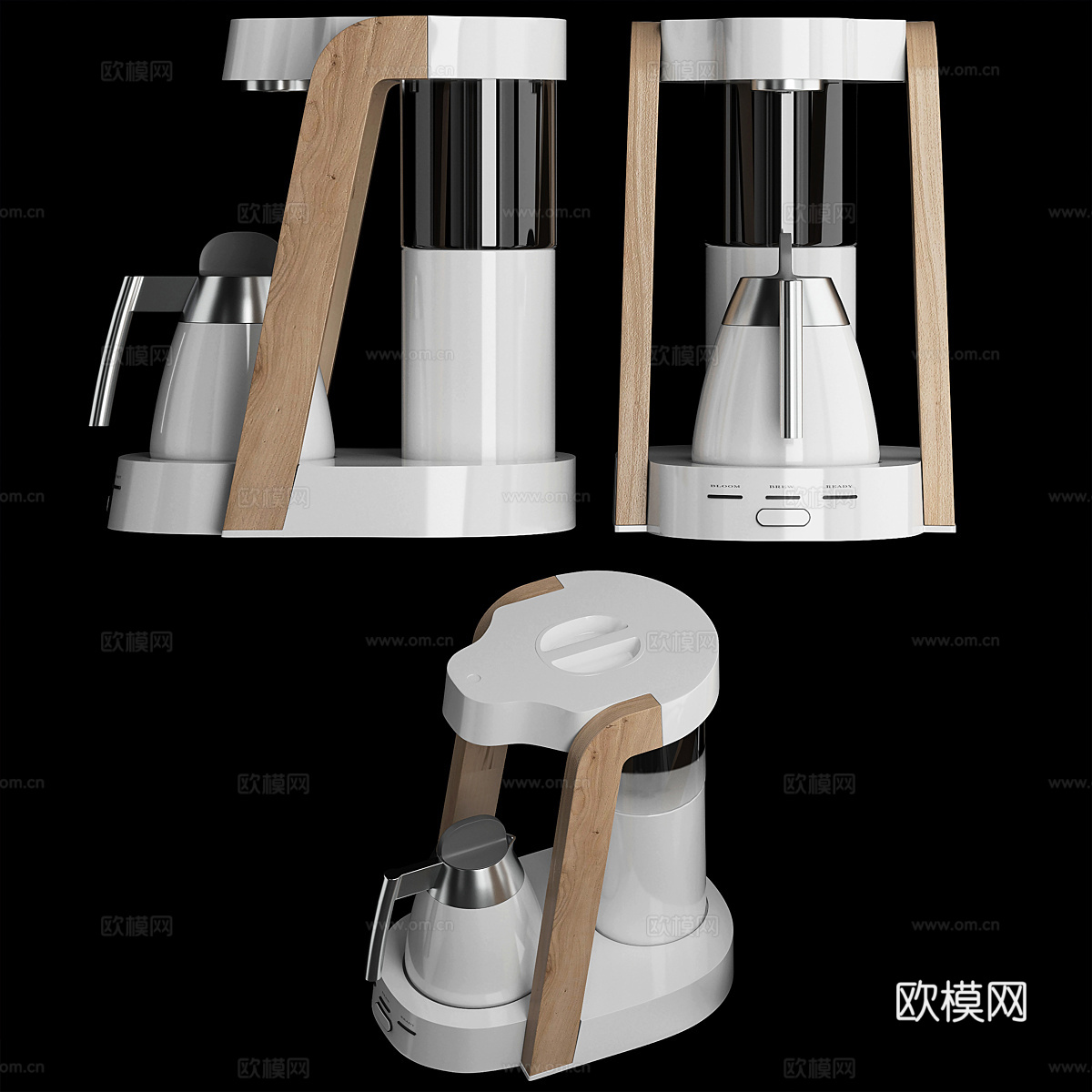 现代意式厨房器具 厨房用品3d模型下载（渲染图2）