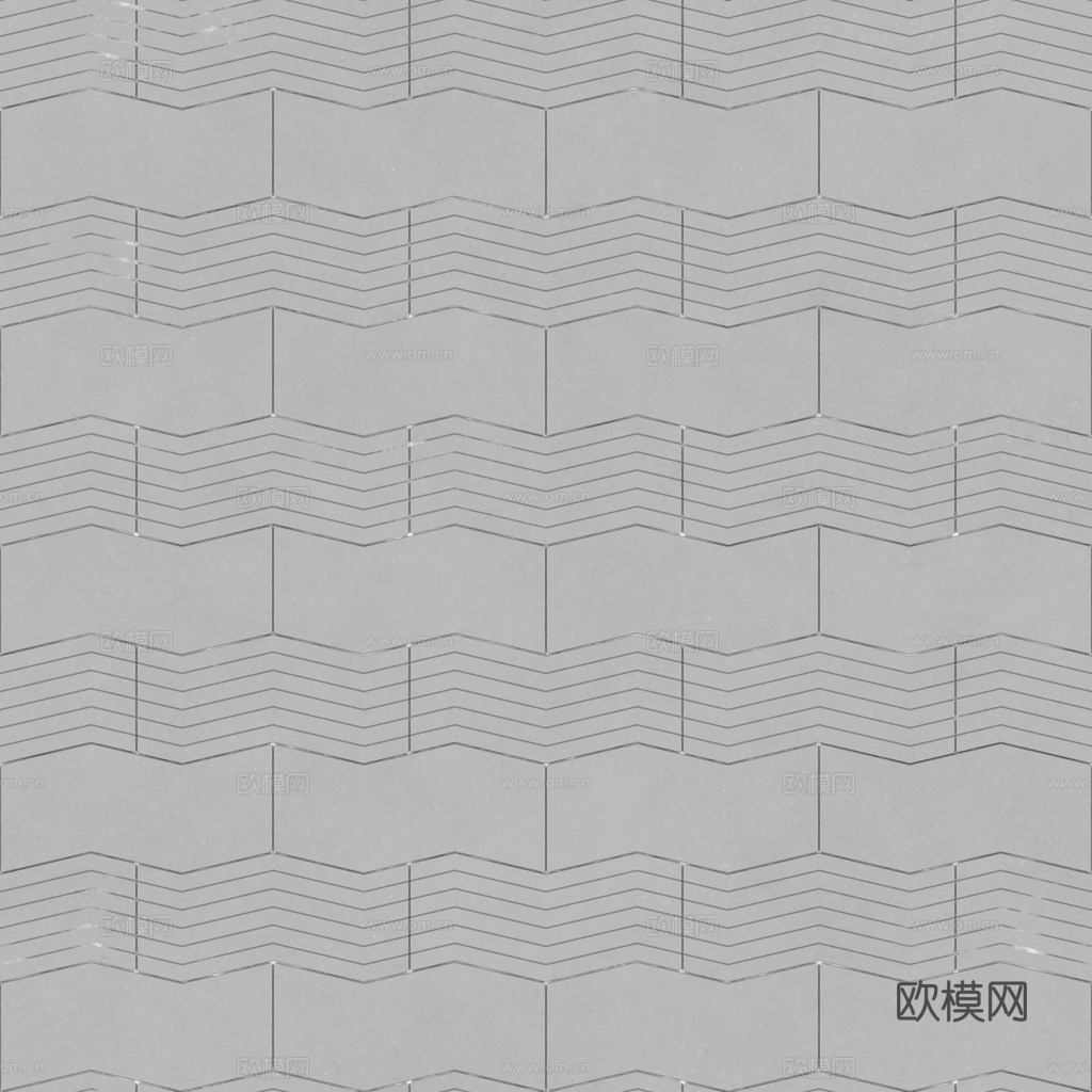 无缝地砖石板砖广场砖水泥砖铺路砖户外砖 PBR材质贴图 1k
